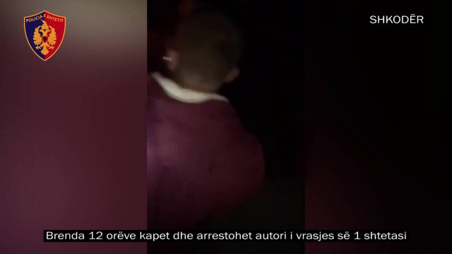 Report TV - Shkodër, dorëzohet pas 10 orësh i riu që vrau 42-vjeçarin pas sherrit