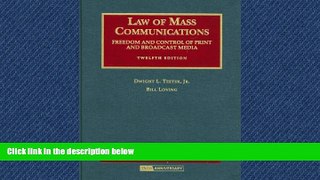 FREE PDF  Law of Mass Communications: Freedom and Control of Print and Broadcast Media READ ONLINE