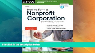 Big Deals  How to Form a Nonprofit Corporation  Full Read Most Wanted