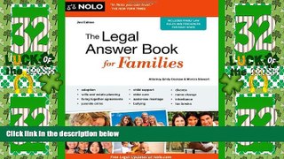 Big Deals  The Legal Answer Book for Families.  Best Seller Books Most Wanted