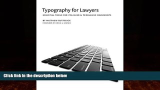 Big Deals  Typography for Lawyers  Full Ebooks Most Wanted