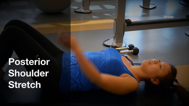 Posterior Shoulder Stretch Insync Physiotherapy