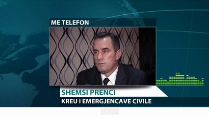 Report TV - Kreu i Emergjencave Civile, Premçi: S'ka raportime për dëme në territorin shqiptar