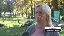 Report TV - Festivali Letrar, të rinjtë në garë për krijimtarinë në Parkun ''Rinia''