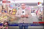 La Victoria: tensa situación en Mercado de Frutas