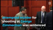 Florida man gets 20 years in prison for shooting at George Zimmerman