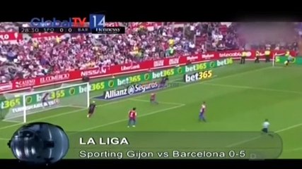 Barcelona Cukur Gijon dengan Lima Gol