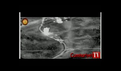 Irak savaş uçakları Musul’dan kaçan IŞİD konvoyunu vurdu