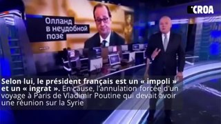 François Hollande insulté à la télévision russe