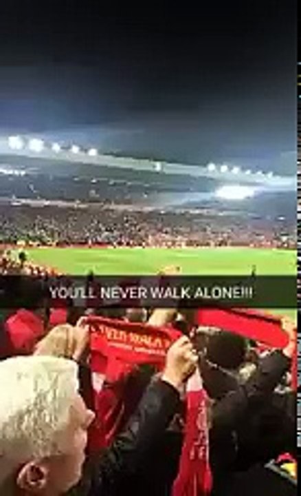 Awesome You'll Never Walk Alone liverpool vs manchester united -