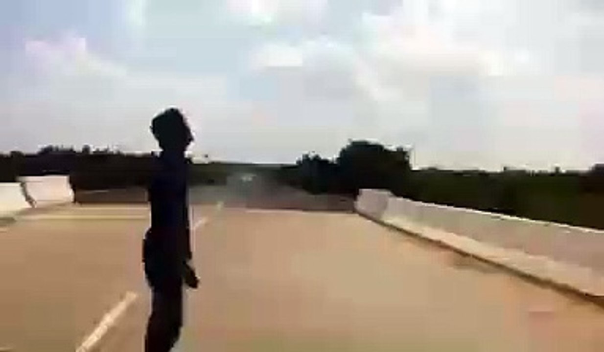 Helicopter fall On Him Funny You Must Watch This Video