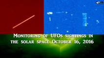 Monitoring of UFO sightings in the solar space October 16, 2016