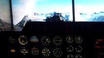 Entre le Mont-Blanc et le Cervin sur simulateur AS03 Air Simulation