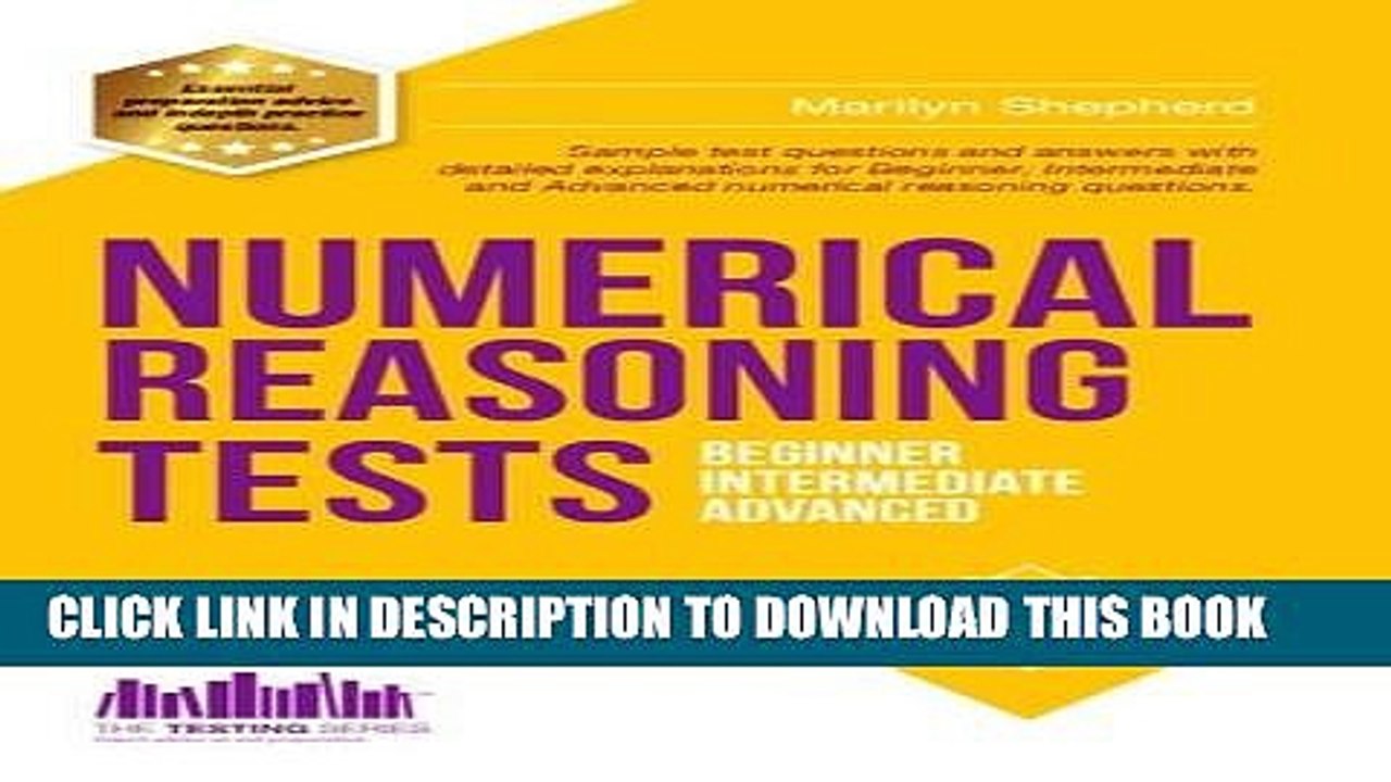 [BOOK] PDF Numerical Reasoning Tests: Sample Beginner, Intermediate and Advanced Numerical