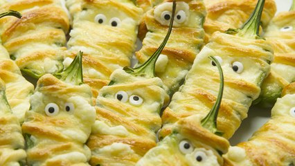 How To Make Halloween Jalapeno Popper Mummies