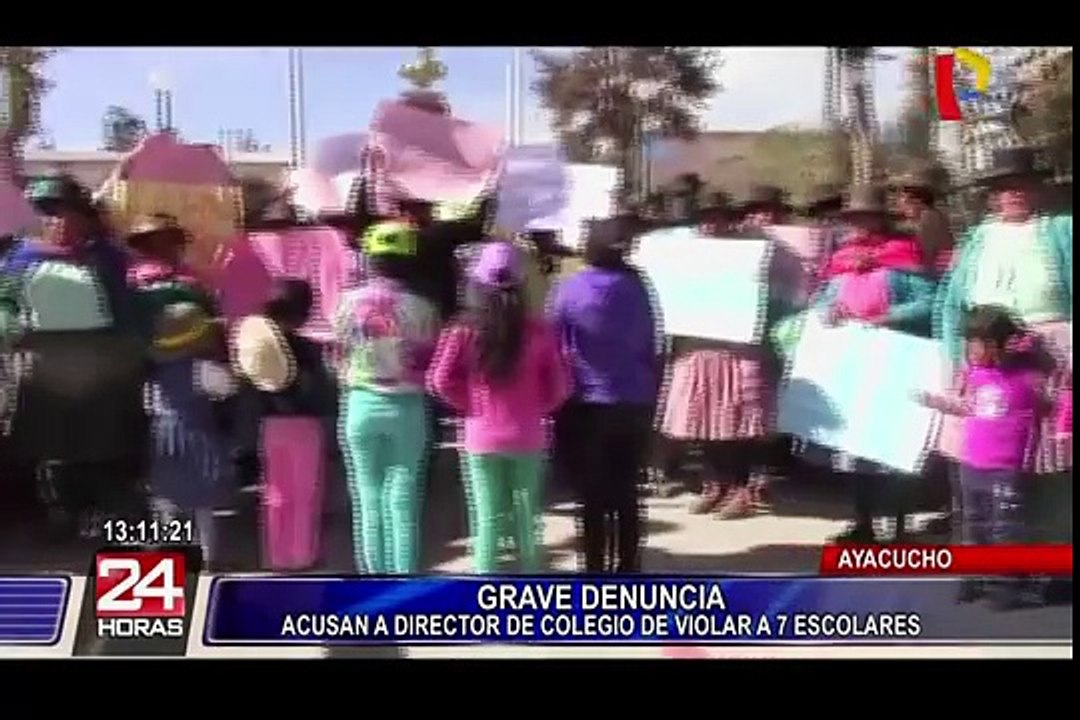 Ayacucho: capturan a director de colegio acusado de violar a 7 menores
