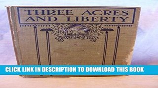 [DOWNLOAD] PDF Three Acres and Liberty Collection BEST SELLER