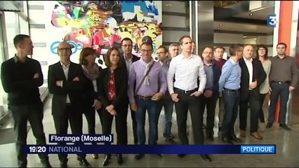 François Hollande sur le site d'ArcelorMittal : "Florange, c'est un conflit qui a été dénoué"