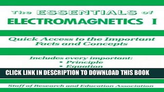 [BOOK] PDF Essentials of Electromagnetics I (Essential Series) (Vol 1) New BEST SELLER