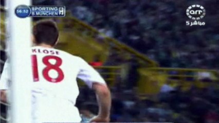 اهداف مباراة بايرن ميونيخ و سبورتينغ لشبونة 5-0 2009