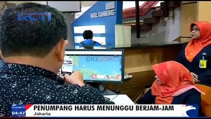 Pesawat Tergelincir di Halim, Penumpang Terlantar