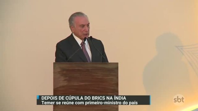 Michel Temer diz que economia do Brasil está entrando nos trilhos