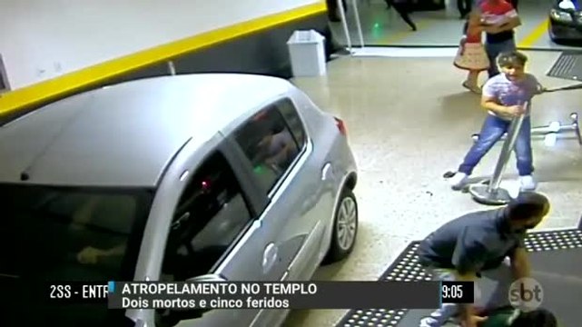 Em São Paulo, motorista atropela sete pessoas no Templo de Salomão
