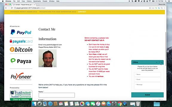 Realk Online Paypal Money Adder 2017 With Working Proof.