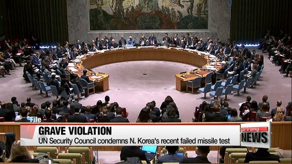 Descargar video: UN Security Council condemns N. Korea's failed ballistic missile test