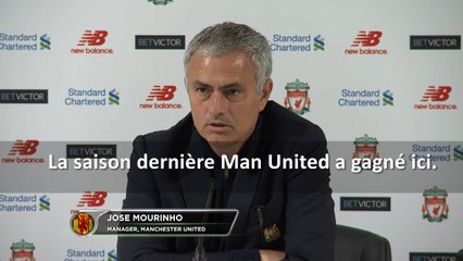 8e j. - Mourinho : "Vous devez critiquer Liverpool, pas nous"