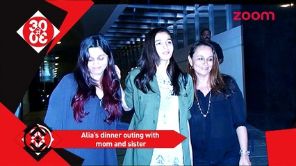 Alia Goes Out With Her Sister & Mom For Dinner,Sonakshi To Play Only Cameo In Dabangg 3