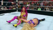 WWE Royal Rumble 2016 Sasha Banks return to attack Charlotte at Royal Rumble