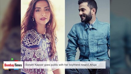 Download Video: Sonam Kapoor goes Public with her Boyfriend Anand Ahuja