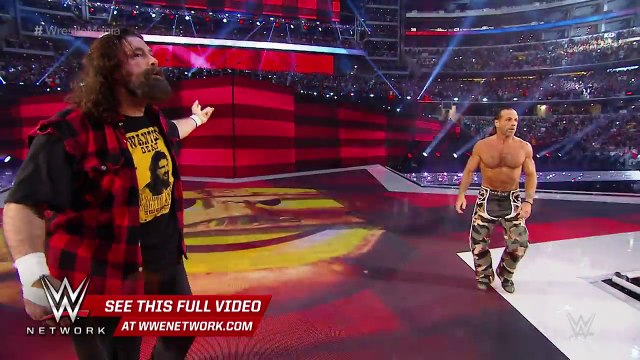 Stone Cold , HBK and Mick Foley make a surprise appearance: WrestleMania 32 on WWE Network