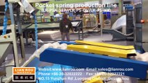 GuangZhou Lianrou Mattress Machine automatic pocket spring production line 98P+OV+HX