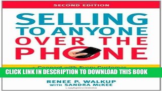 [PDF] FREE Selling to Anyone Over the Phone [Read] Full Ebook