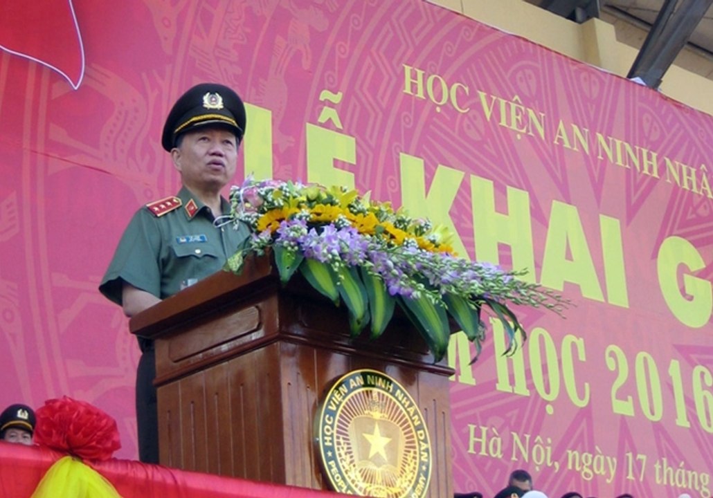 Bộ trưởng Tô Lâm dự khai giảng Học viện ANND