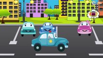 Police Car and Racing Car - Chasing Cars - Cartoons for Children - Video for Kids. Episode 81