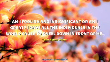 Sun Myung Moon Quotes #1