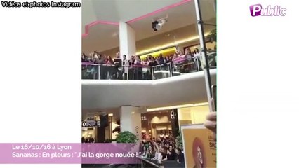 Sananas : En pleurs : "J’ai la gorge nouée !"