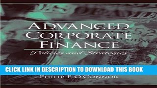 [PDF] Advanced Corporate Finance Full Collection