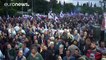 Greek unions protest against labour reforms