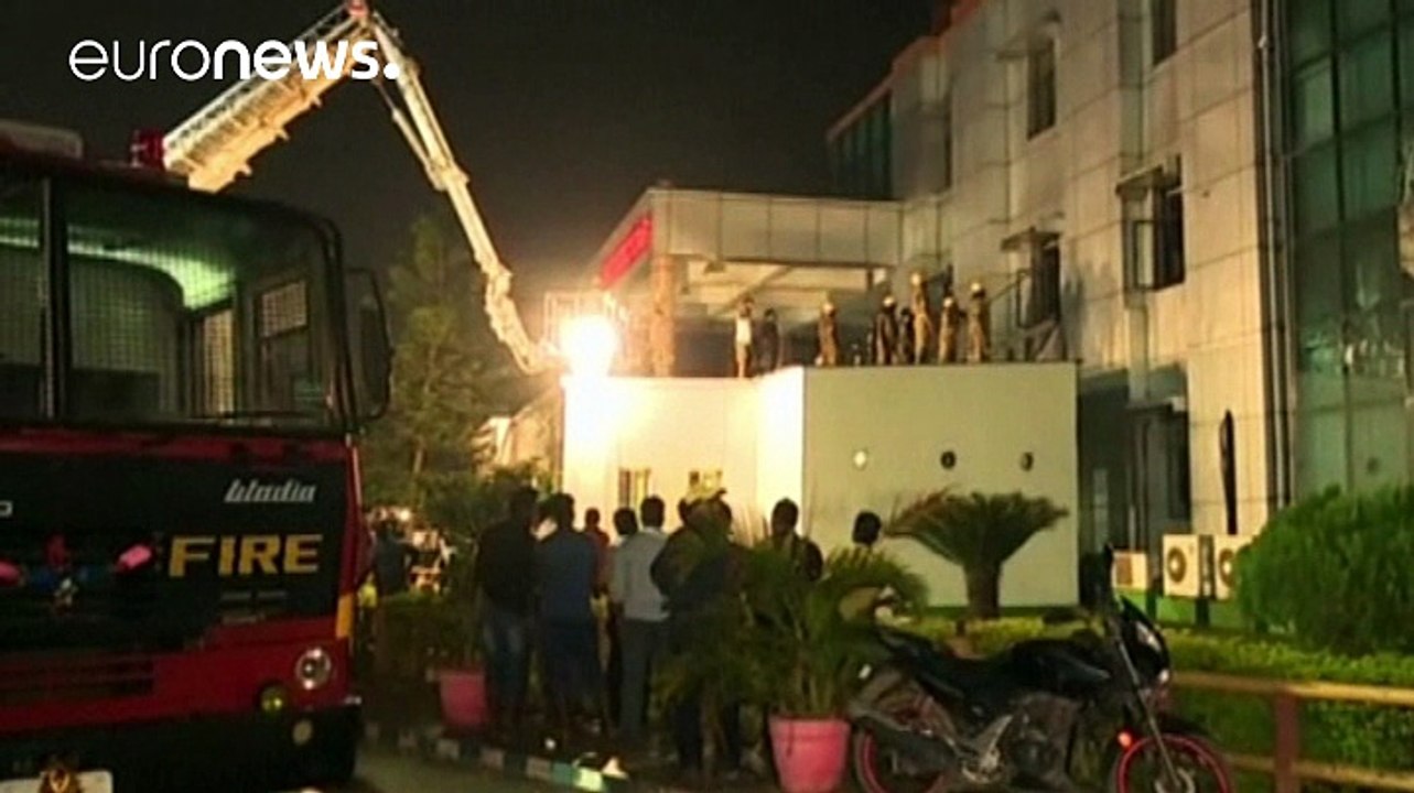 Ινδία: Μεγάλη πυρκαγιά σε νοσοκομείο - Τουλάχισ...