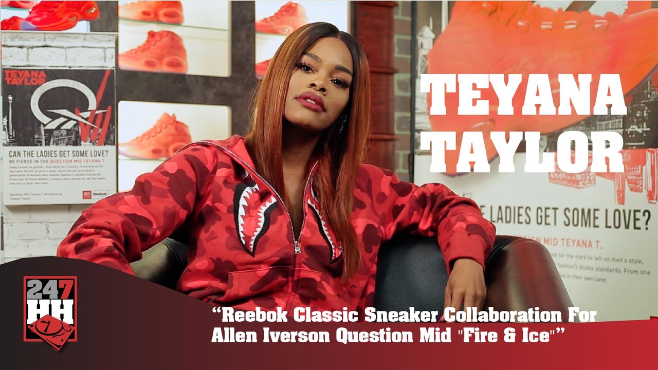 Teyana Taylor - Reebok Classic Sneaker Collab For Allen Iverson Question Mid (247HH Exclusive) (247HH Exclusive)
