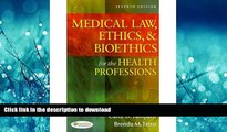 READ THE NEW BOOK Medical Law, Ethics,   Bioethics for the Health Professions (Paperback) - Common
