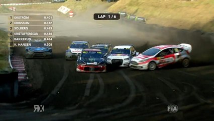 Kevin Eriksson Goes Round The Outside!: Germany RX: FIA World RX