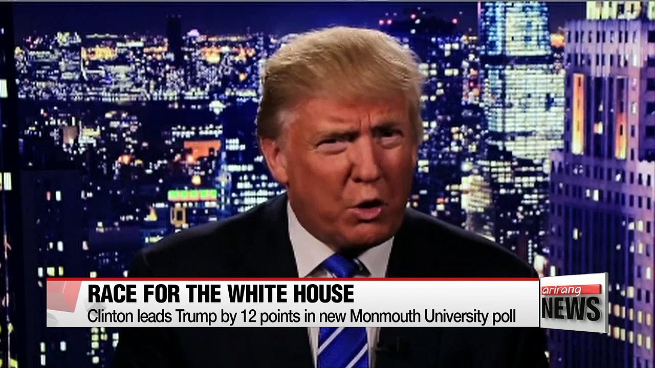 Clinton leads Trump by 12 points in new Monmouth University poll