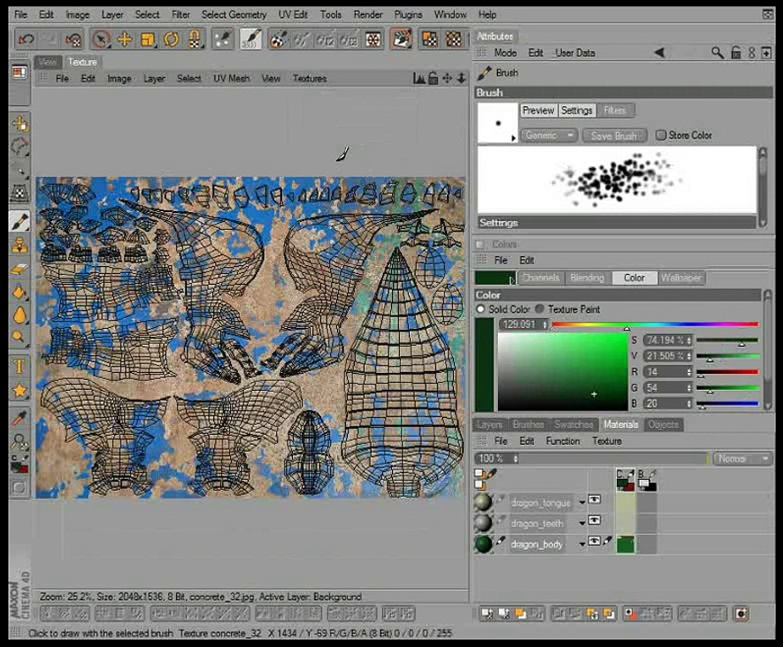 Working with texture files- Introducing to BodyPaint