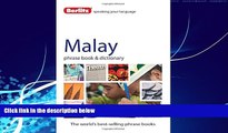 Big Deals  Berlitz Malay Phrase Book   CD  Full Ebooks Most Wanted