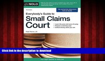 READ ONLINE Everybody s Guide to Small Claims Court (Everybody s Guide to Small Claims Court.